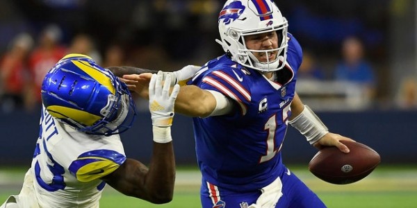 Josh Allen est à la hauteur de ses gains d'entraînement au cours de l'été Josh Allen est à la hauteur de ses gains d'entraînement au cours de l'été